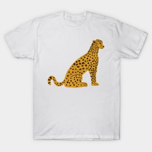 Sitting Leopard T-Shirt